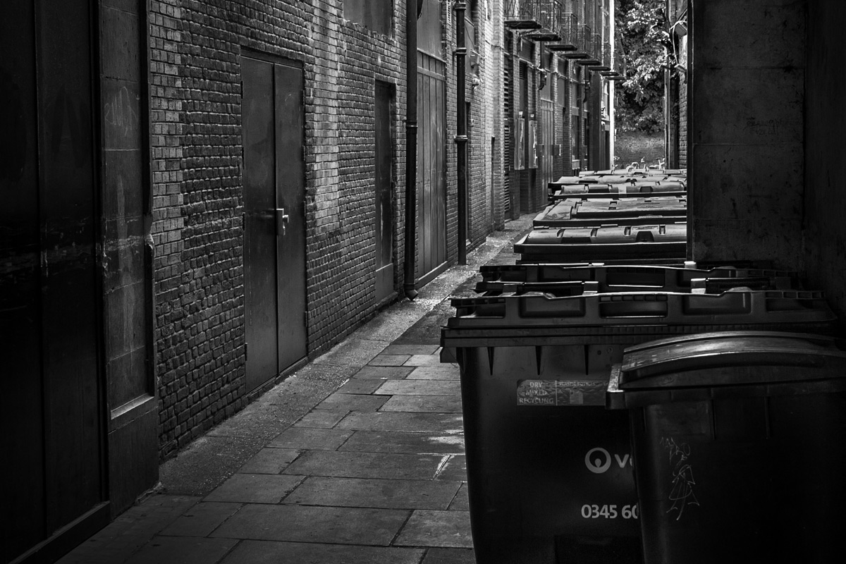 Behind the curtain in Cambridge.