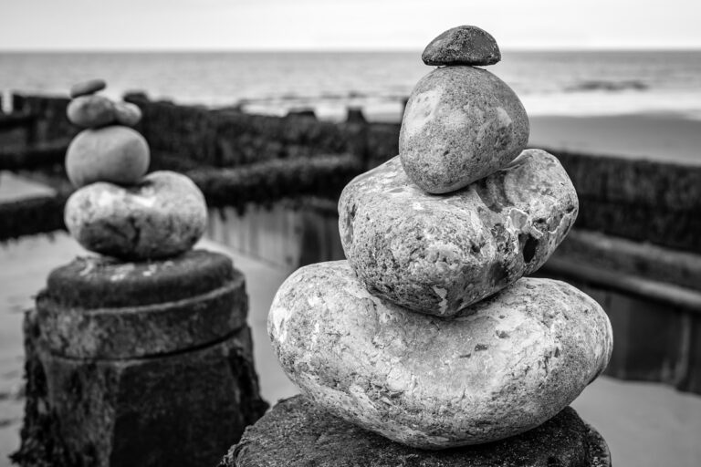 Cairn, Cromer Beach.