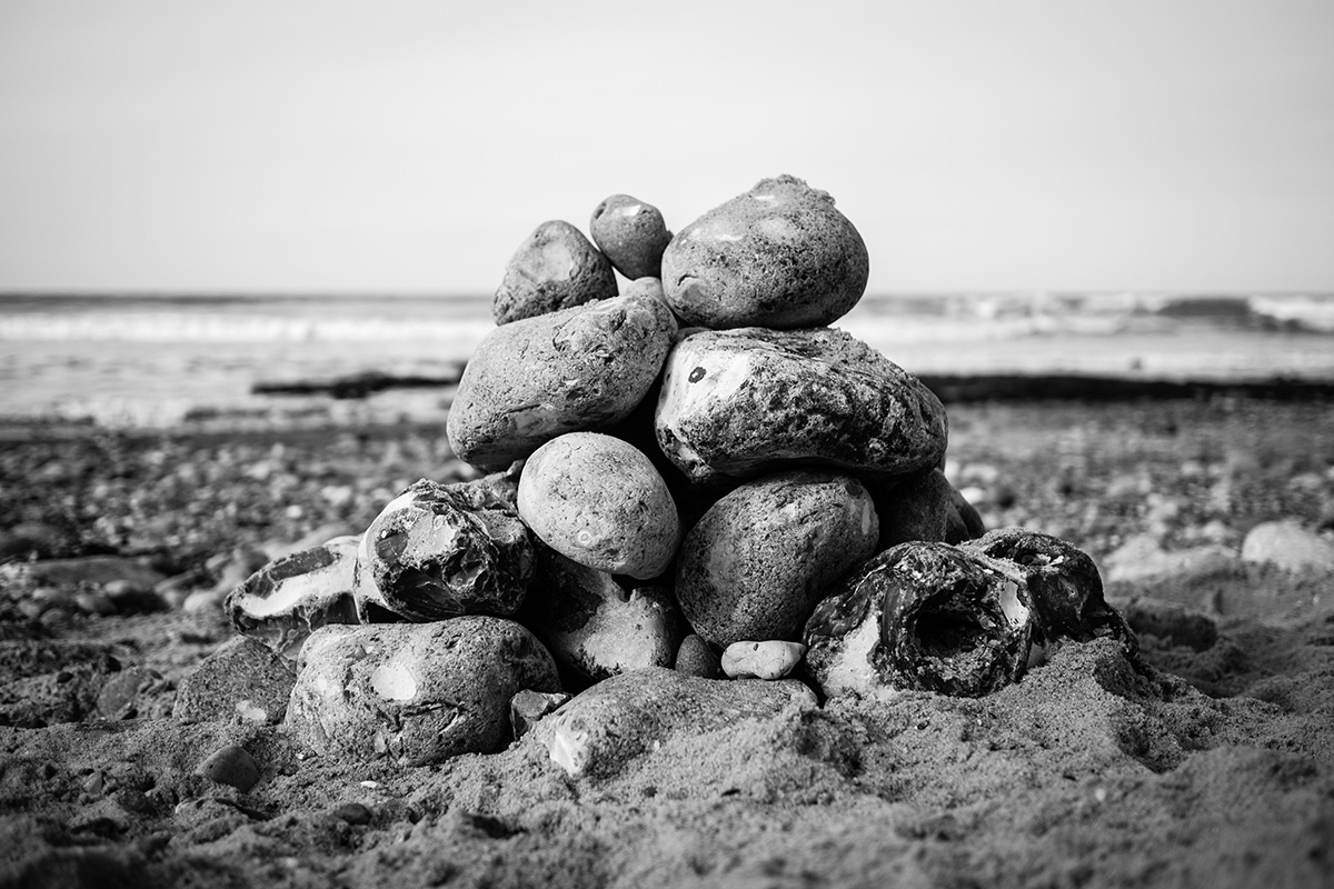 Cairn West Runton Beach, Norfolk