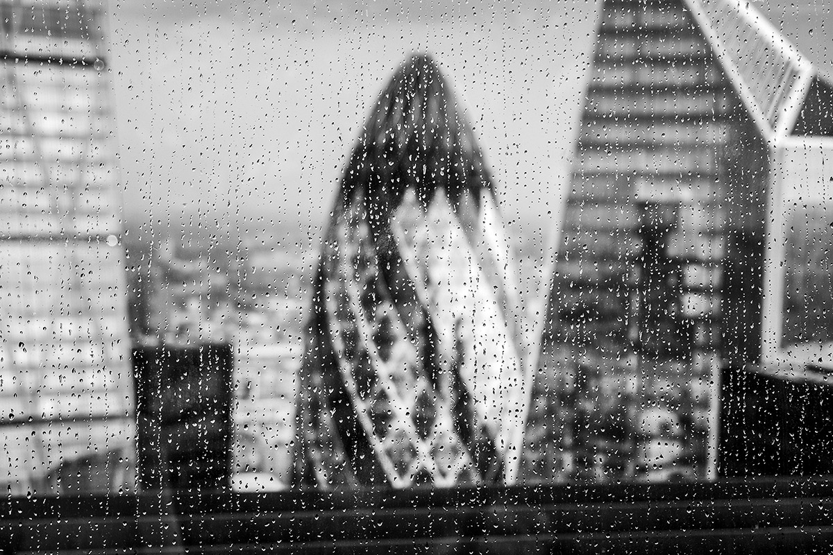 Inside looking out The Square Mile.