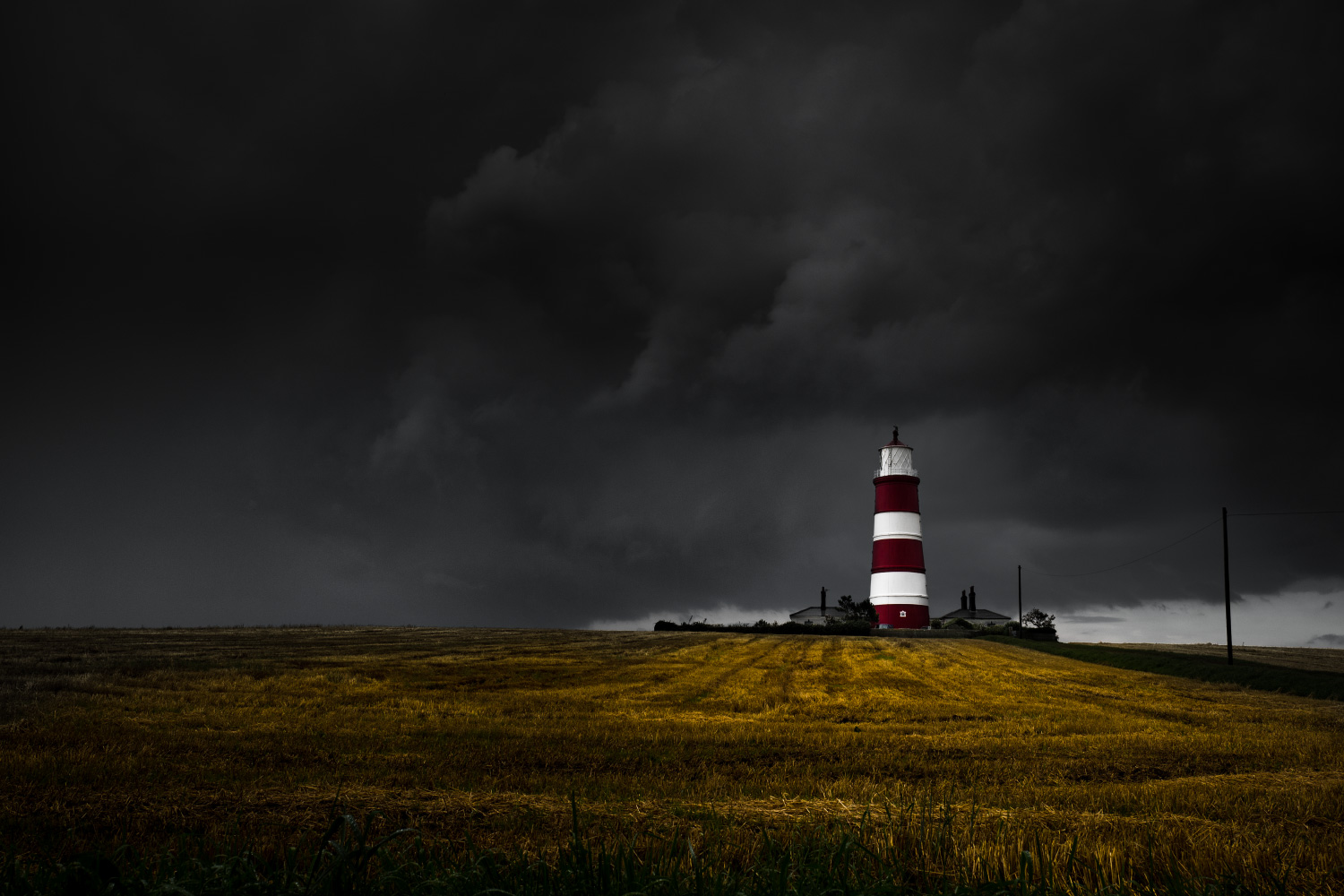 Happisburgh Lighthouse on the Norfolk Coast.